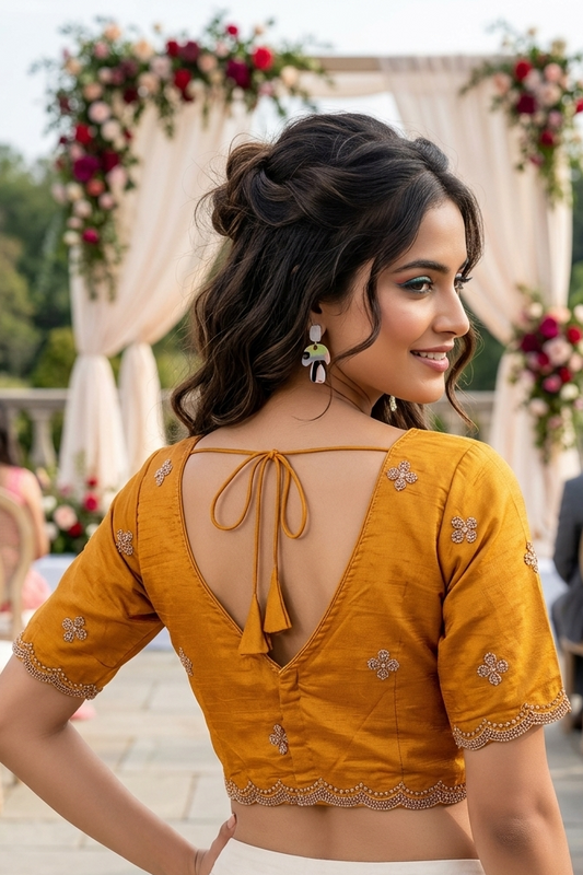 Way to Say V-Neck Blouse