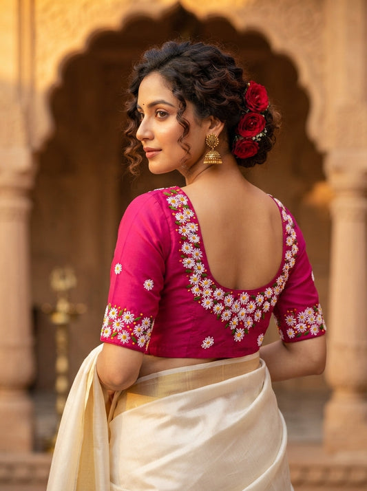 Daisy Garden Handwork Blouse