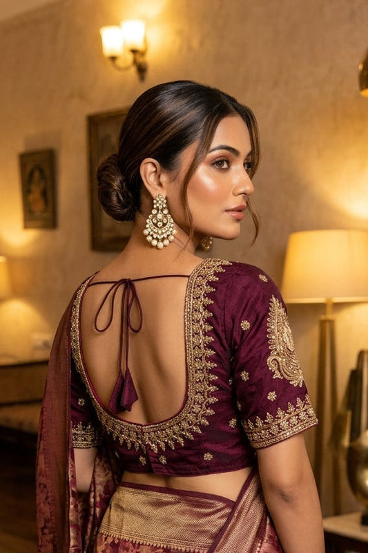 Gold Glitz New Designer Blouse