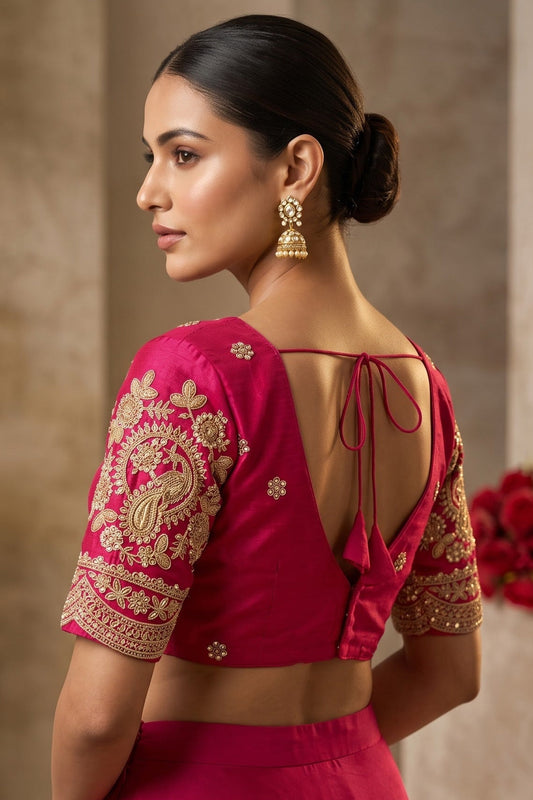 Queen Of The Evening -Fendy Silk Blouse