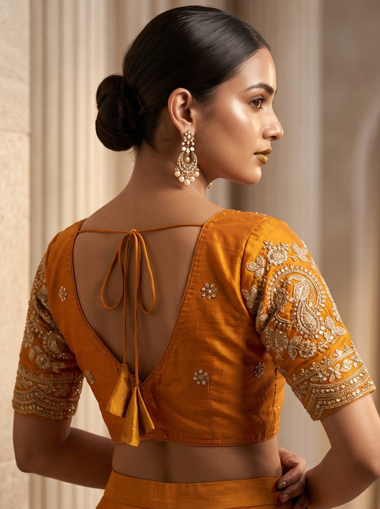 Queen Of The Evening -Fendy Silk Blouse