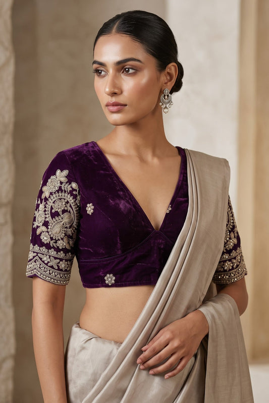 Queen Of The Evening -Fendy Silk Blouse