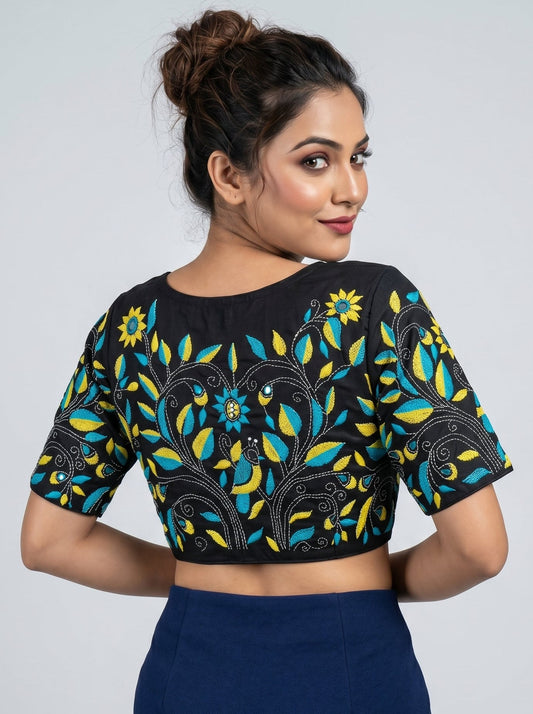Obsessed With Kantha Stitch Blouse