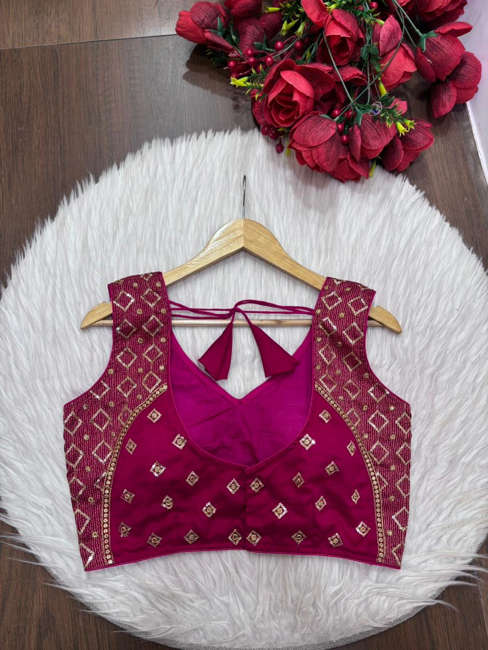 Golden Crown- Designer Blouse