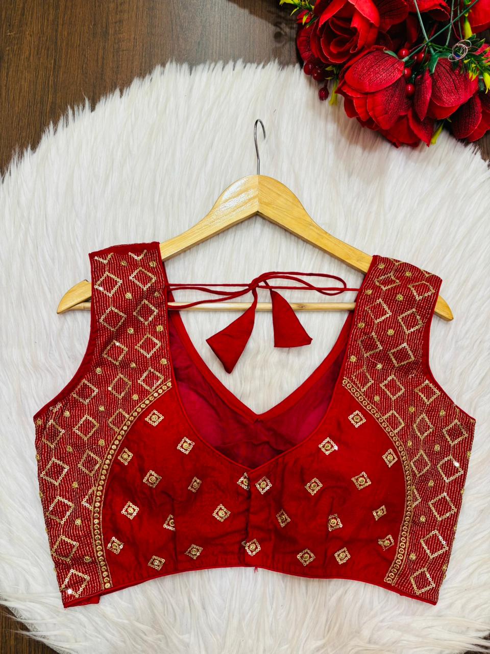 Golden Crown- Designer Blouse