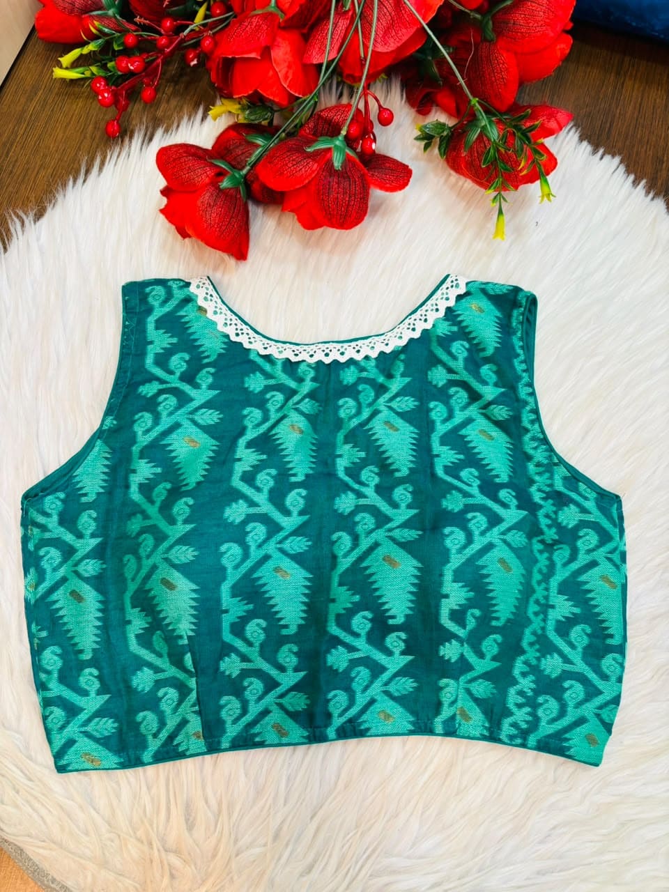 Shine Your Way Jamdani Designer Blouse
