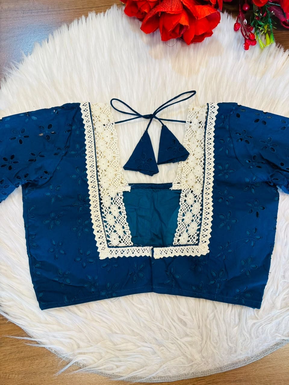 Hakoba Heritage Lace Designer Blouse