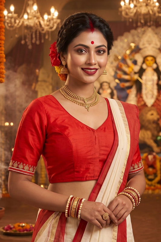 Ashtami Aradhya Designer Blouse