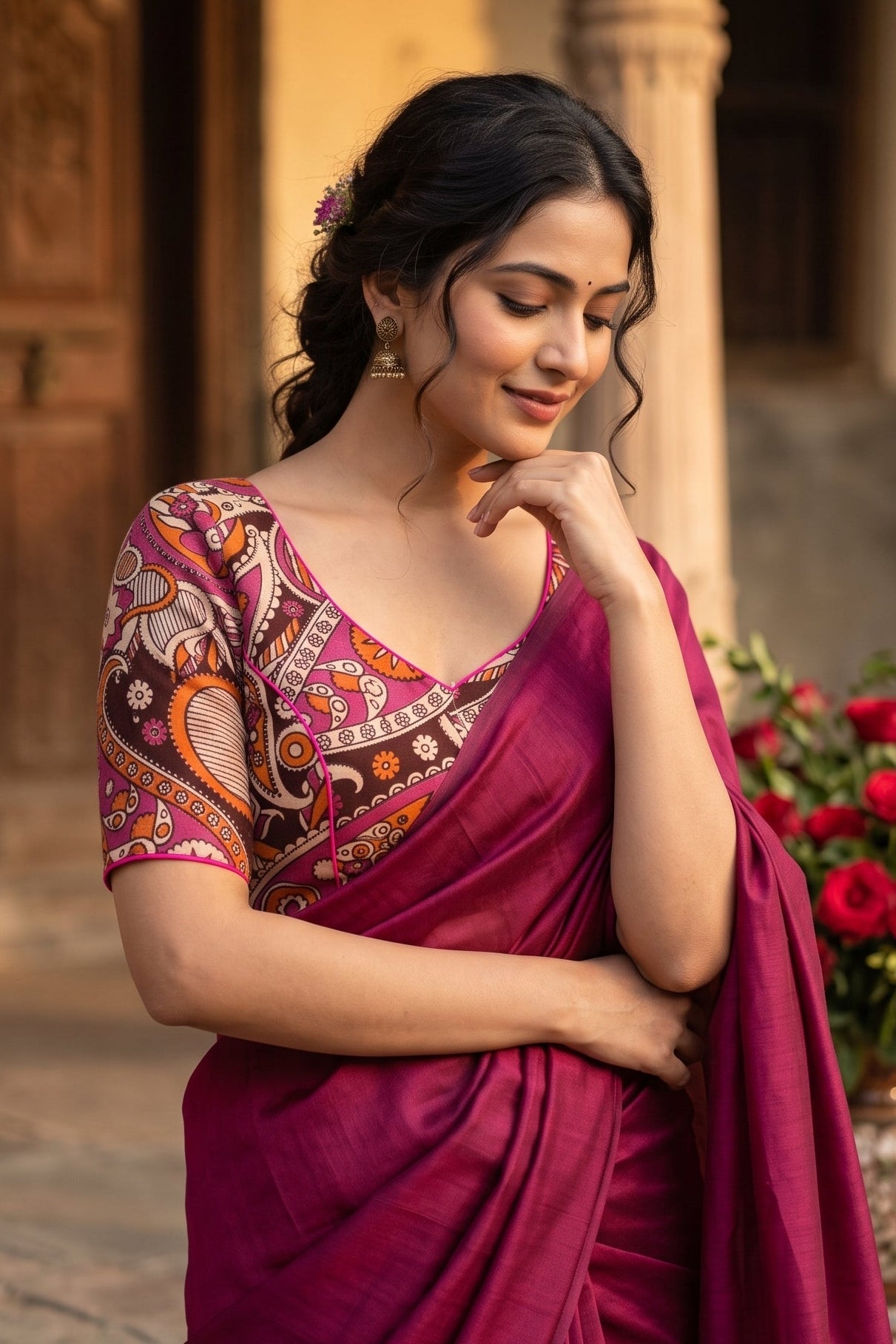 Rani Paisley Printed Designer Blouse