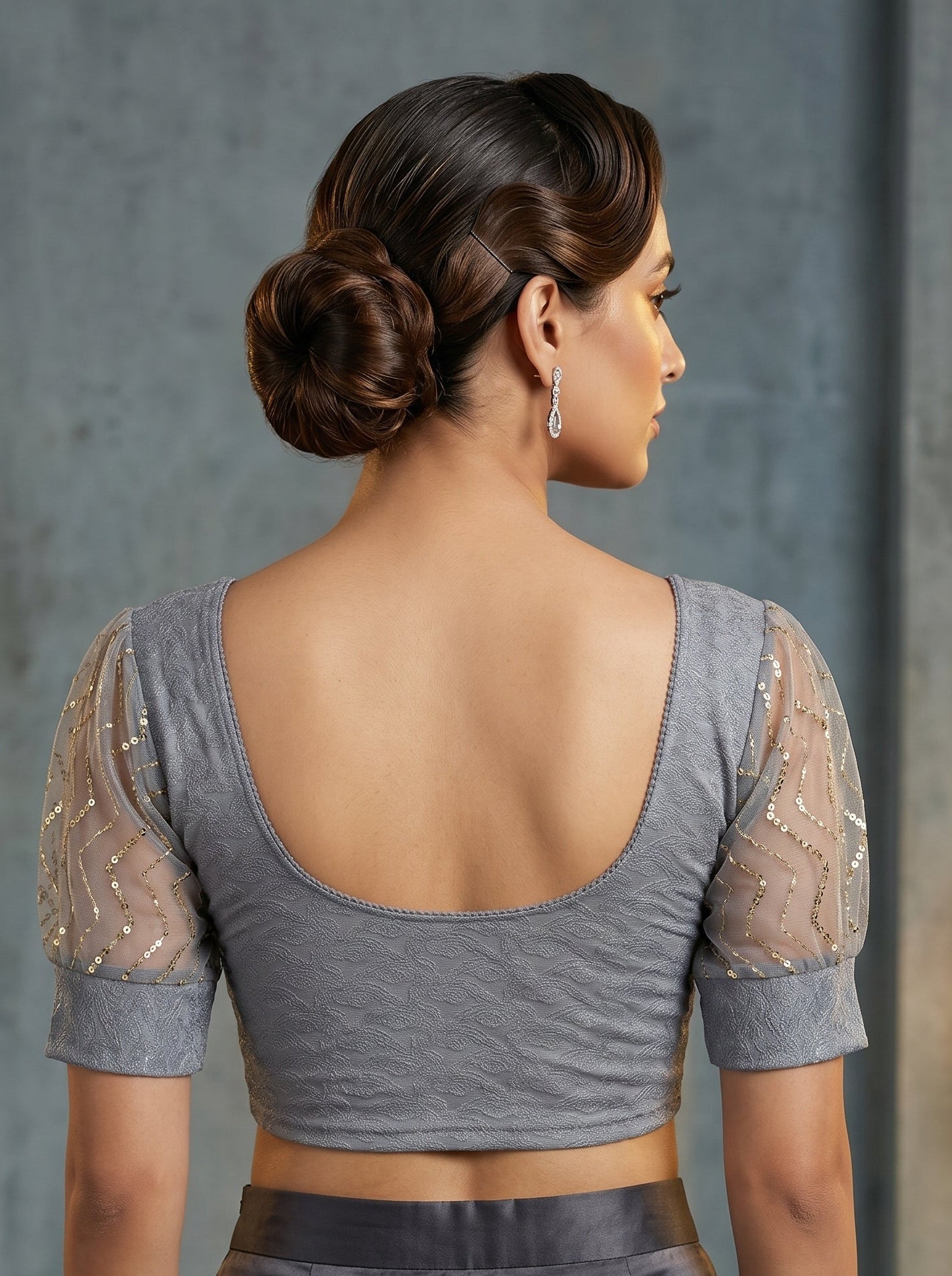 Crafted To Glow-Stretchable Knitted Blouse