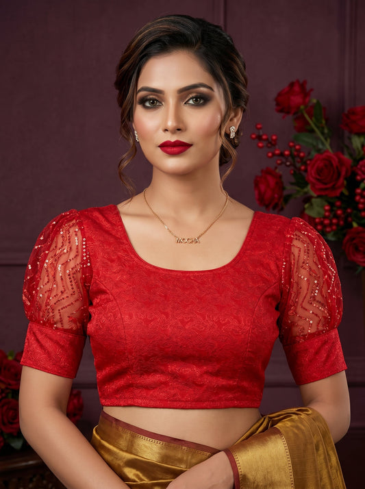 Crafted To Glow-Stretchable Knitted Blouse