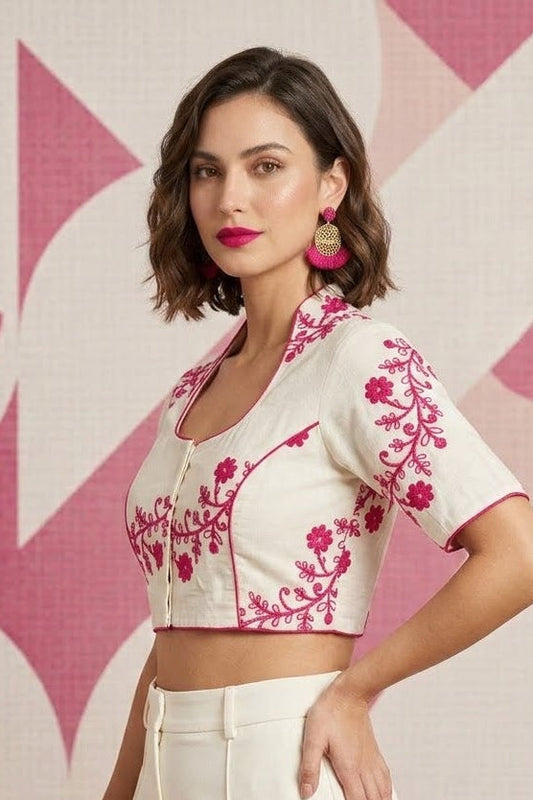 Royal Vine Embroidery - Designer Blouse
