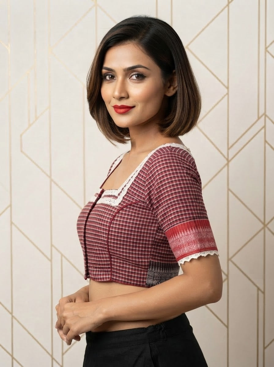 Retro Romance (Designer Cotton Blouse)
