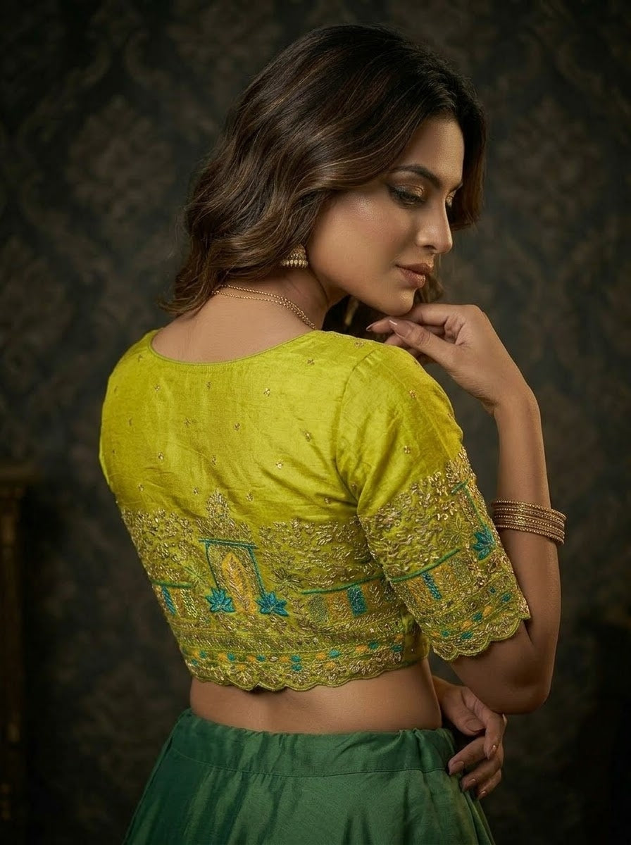 Beyond the Galaxy – Pitai Zari Designer Blouse