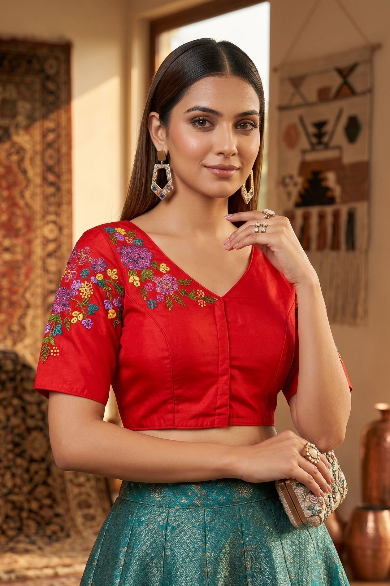 Premium Side Handwork Blouse