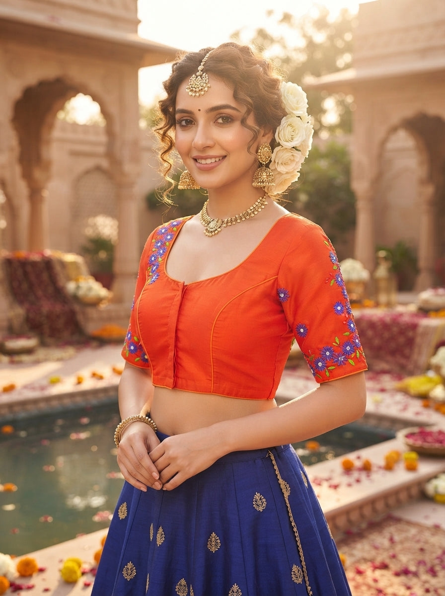 Daisy Garden  Handwork Blouse