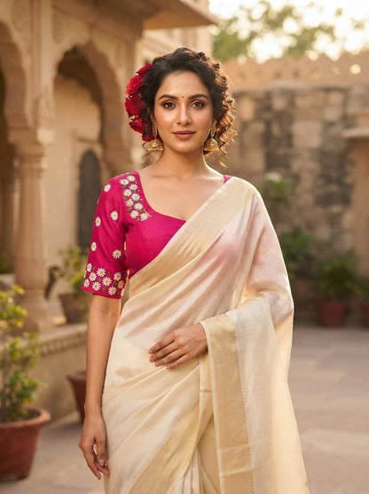 Daisy Garden  Handwork Blouse