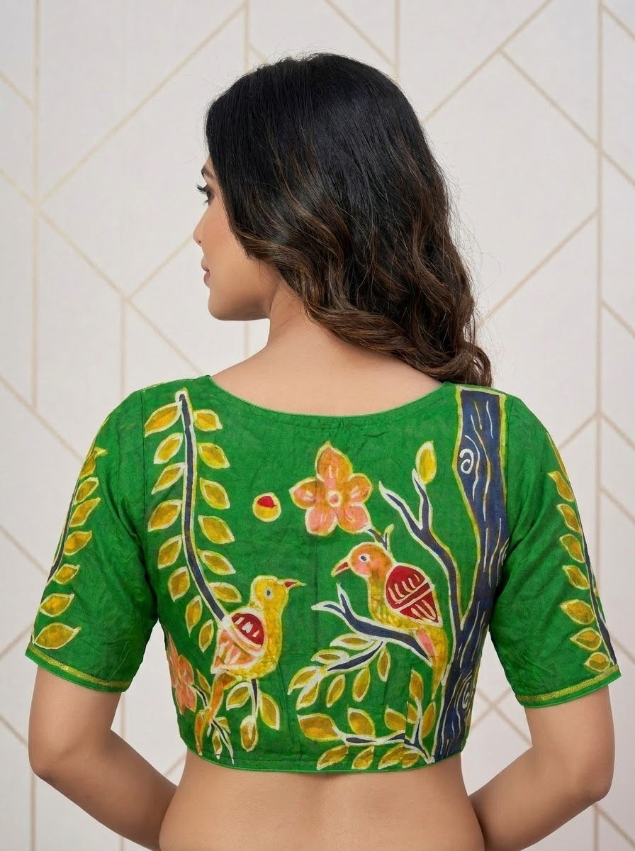 Song of the Sparrow – Batik Designer Blouse
