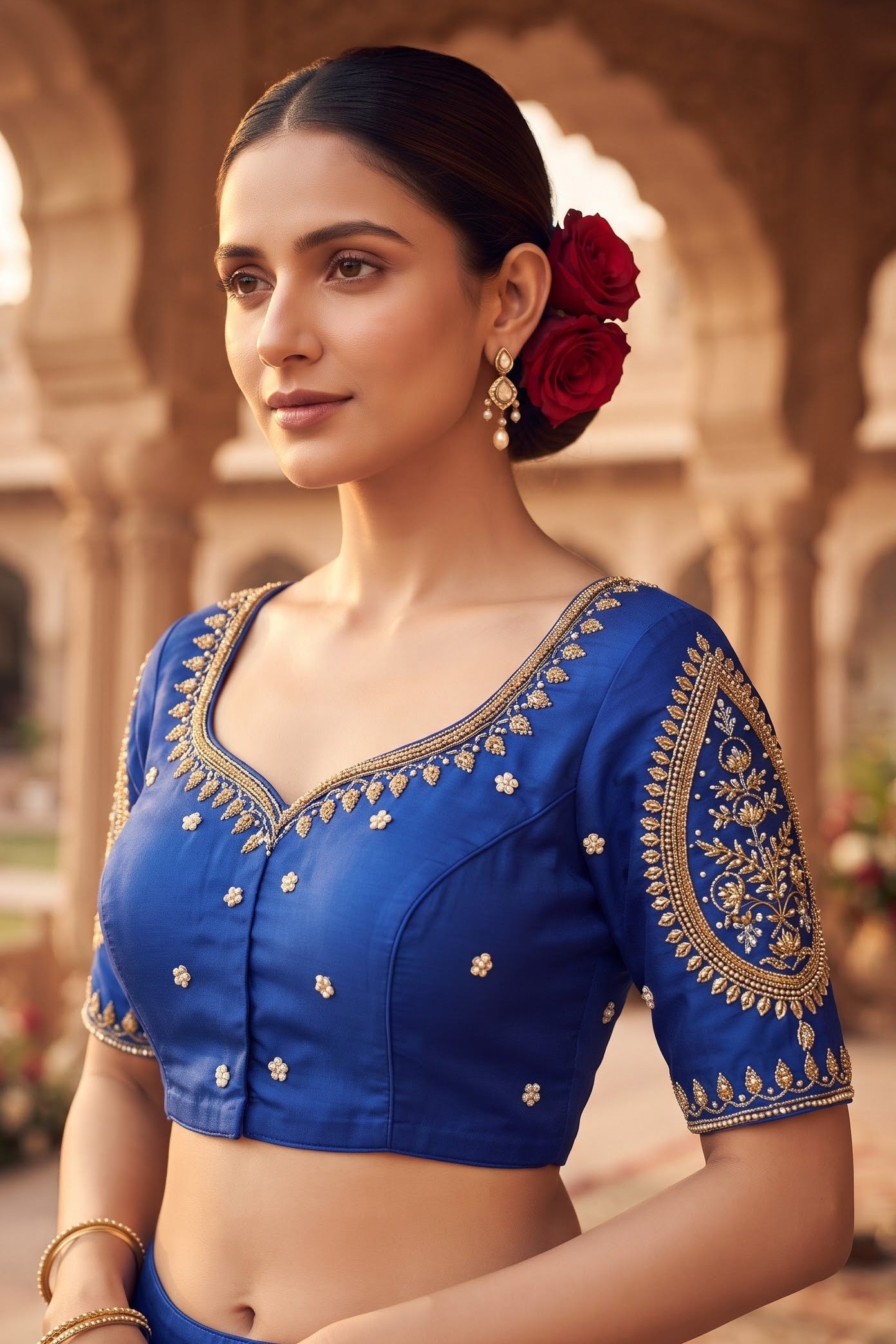 Bridal Collection Designer Cotton Blouse