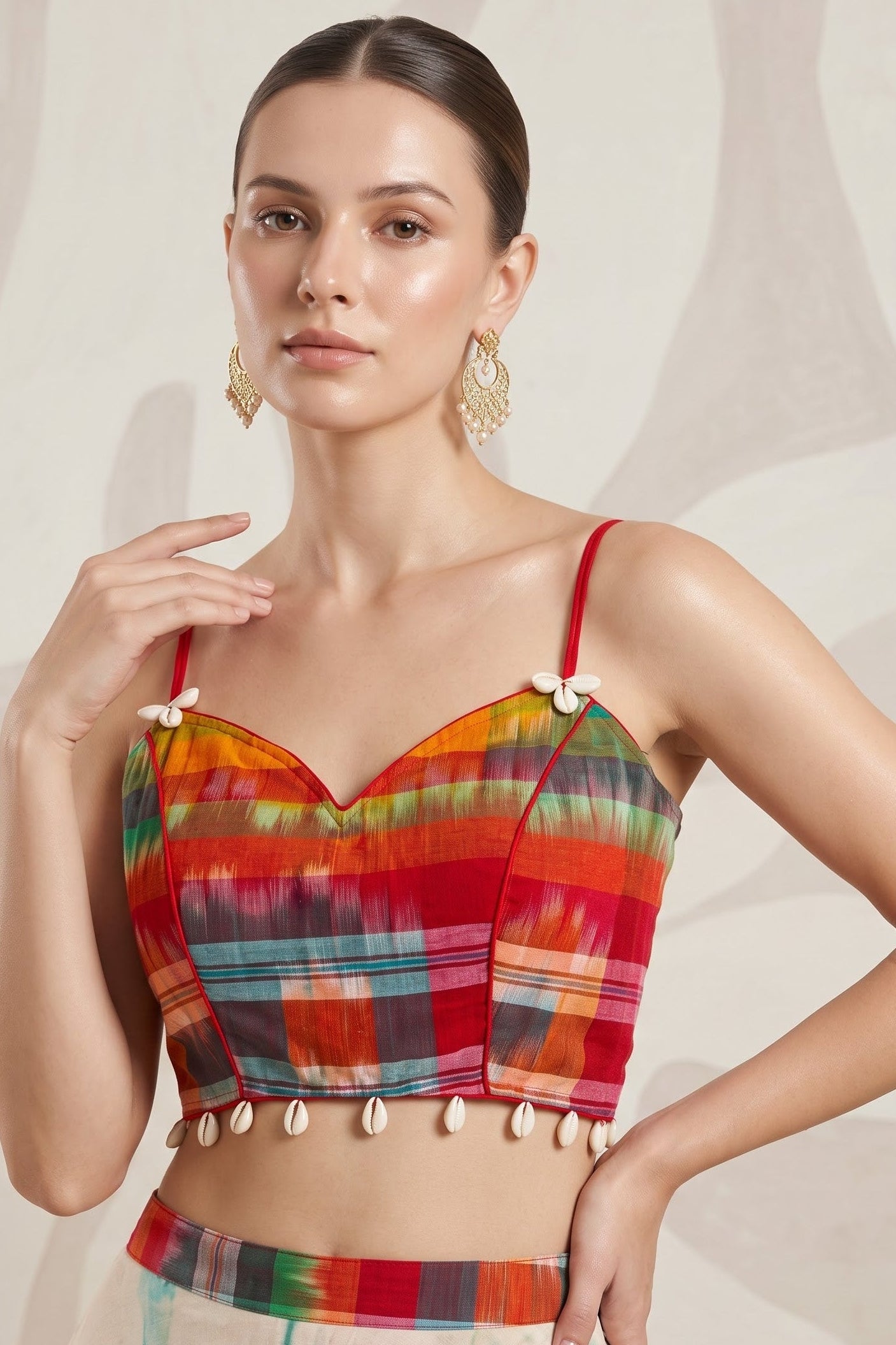 Imperial Bengal Gamcha Designer Blouse