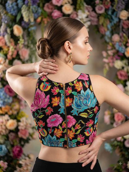 Gardenia Royale Crepe Silk Blouse