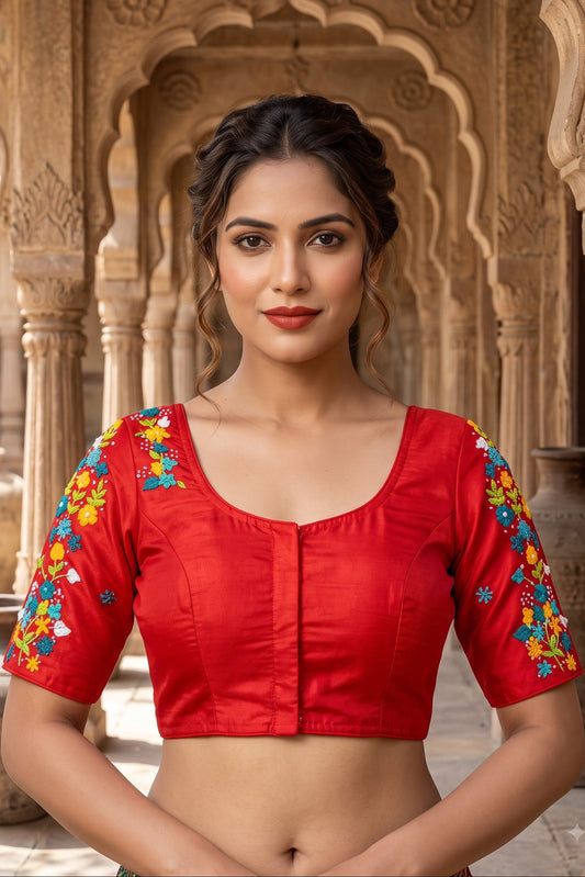 Forever Enchanted – Handstitched Designer Blouse