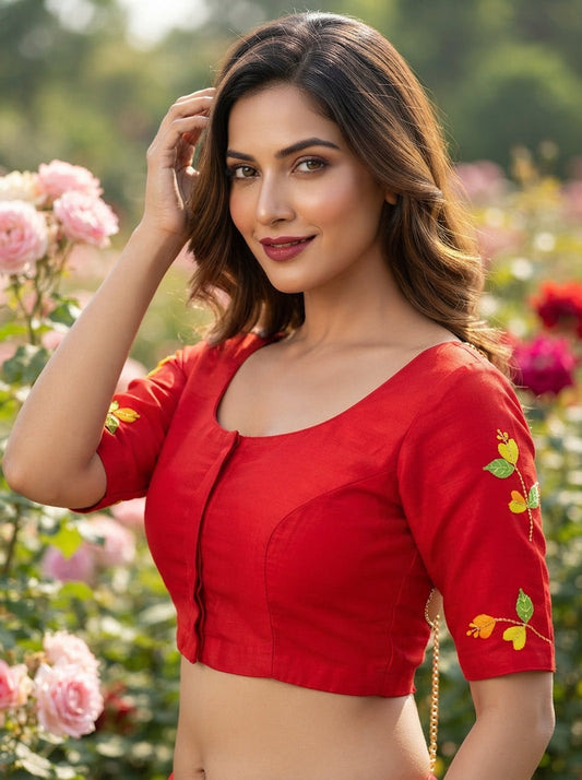 Petal Symphony - Designer 3D Blouse