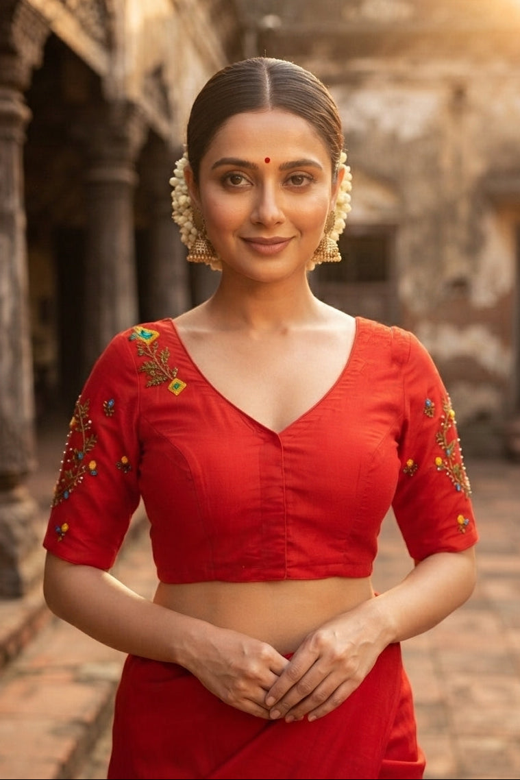 A Bloom To Remember Handwork Blouse