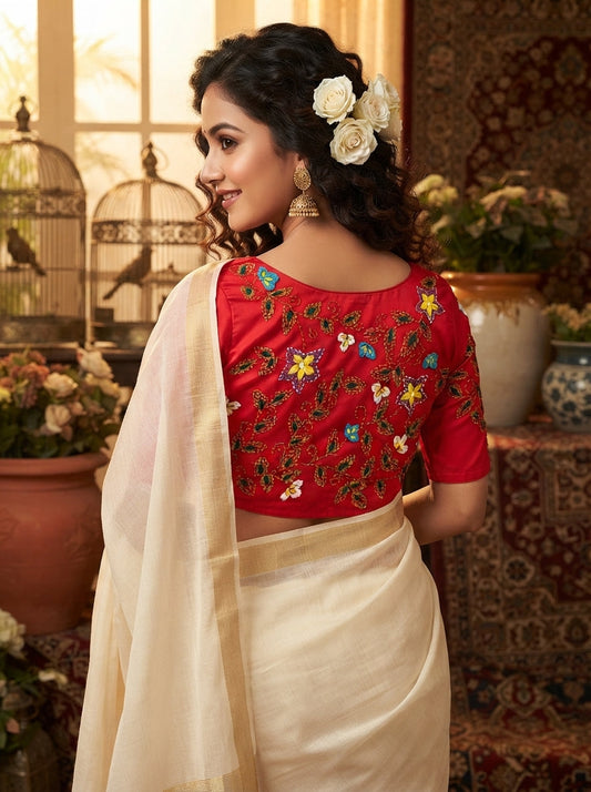 Wildflower Charm Handwork Blouse