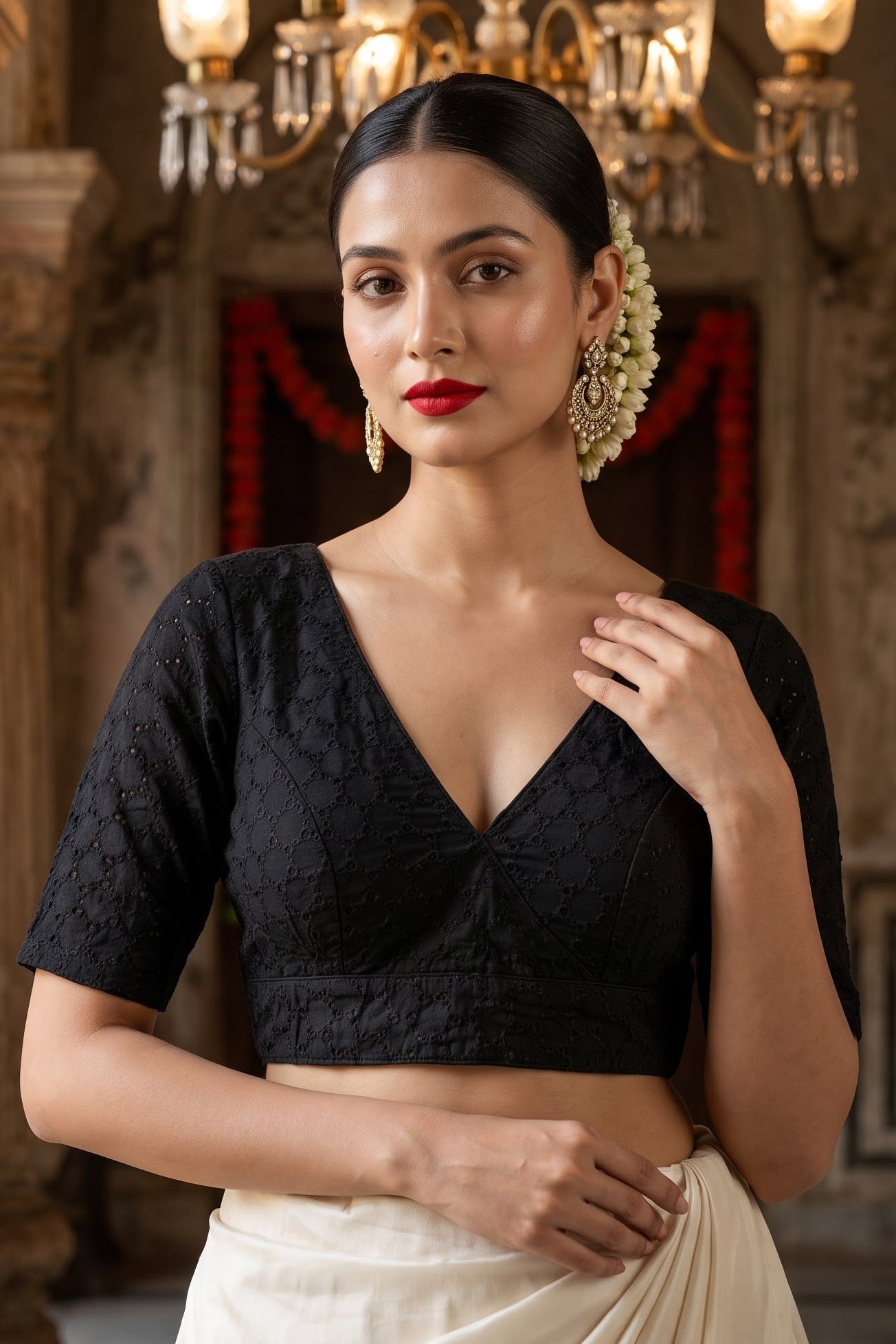 The Jewel Of Elegance Hakoba Blouse