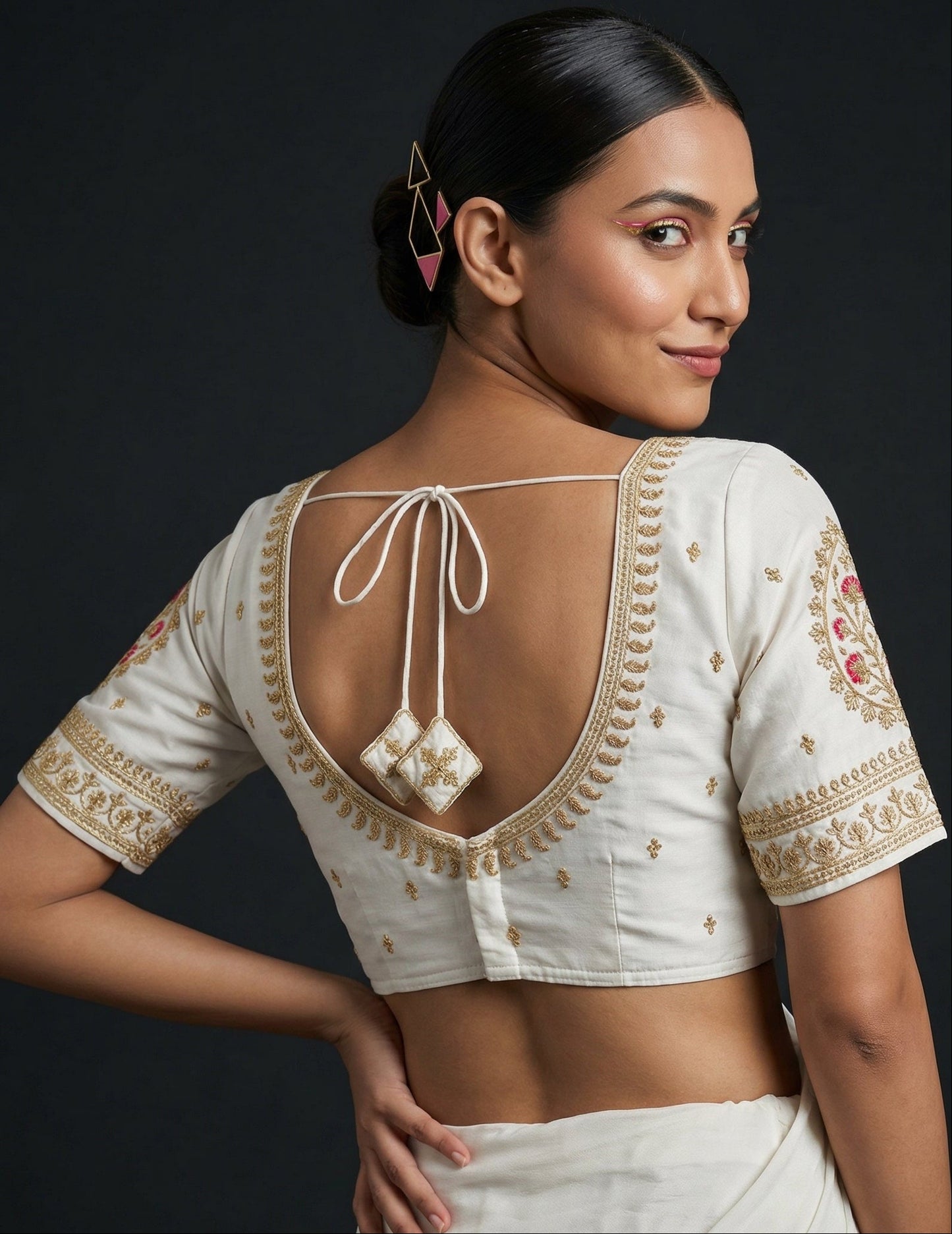 Sparkling Eyes-Designer Blouse