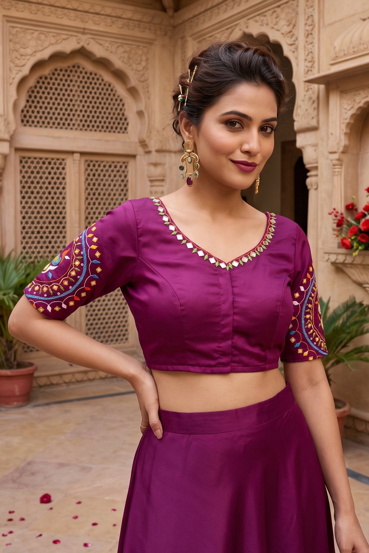 Mirror Mandala Blouse