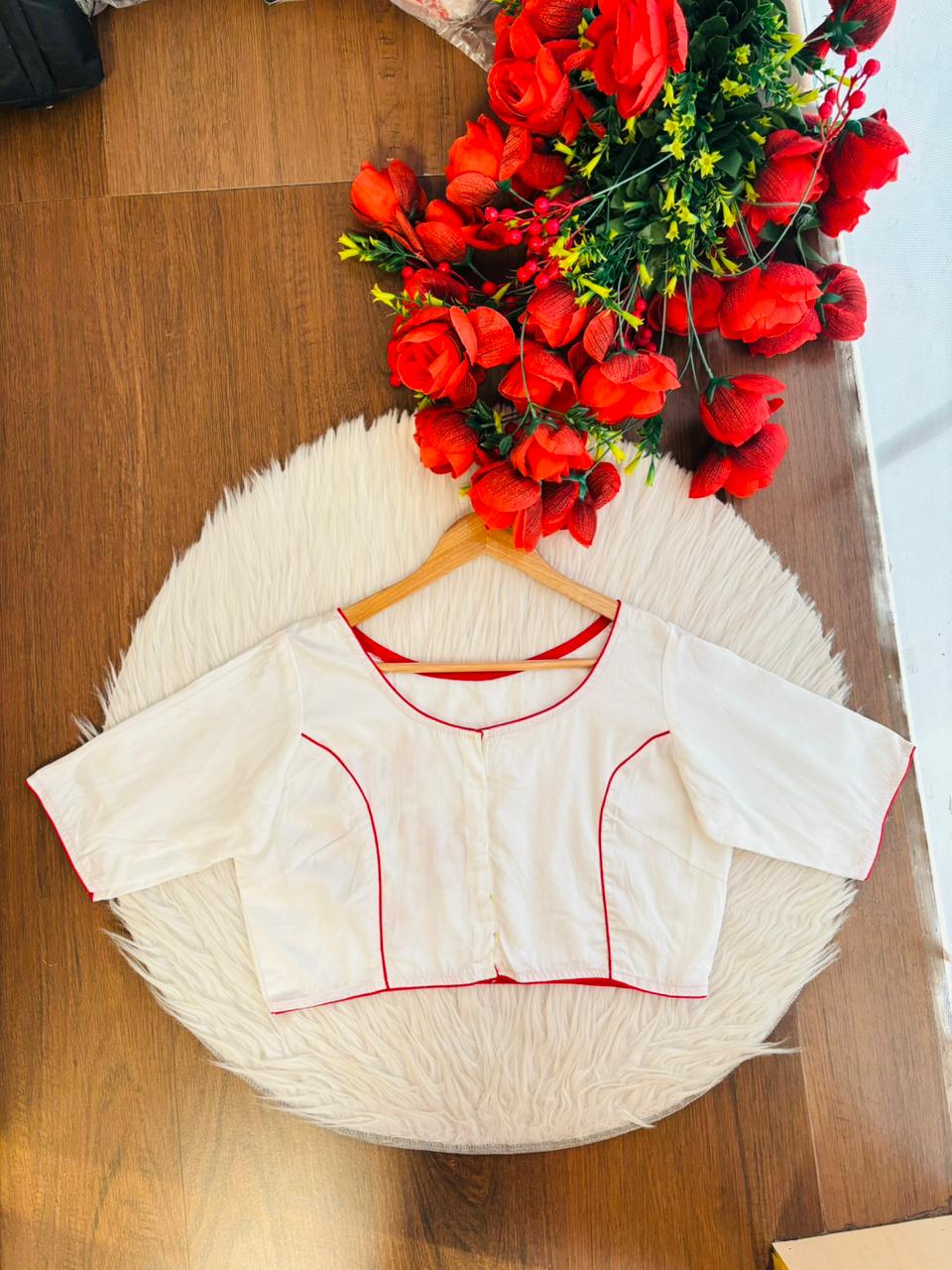 Hibiscus(Designer Blouse)