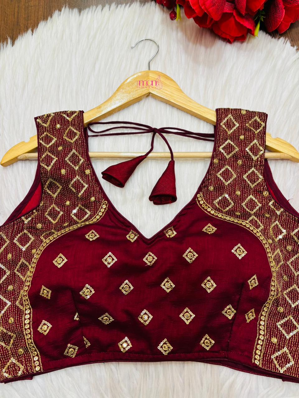 Golden Crown- Designer Blouse