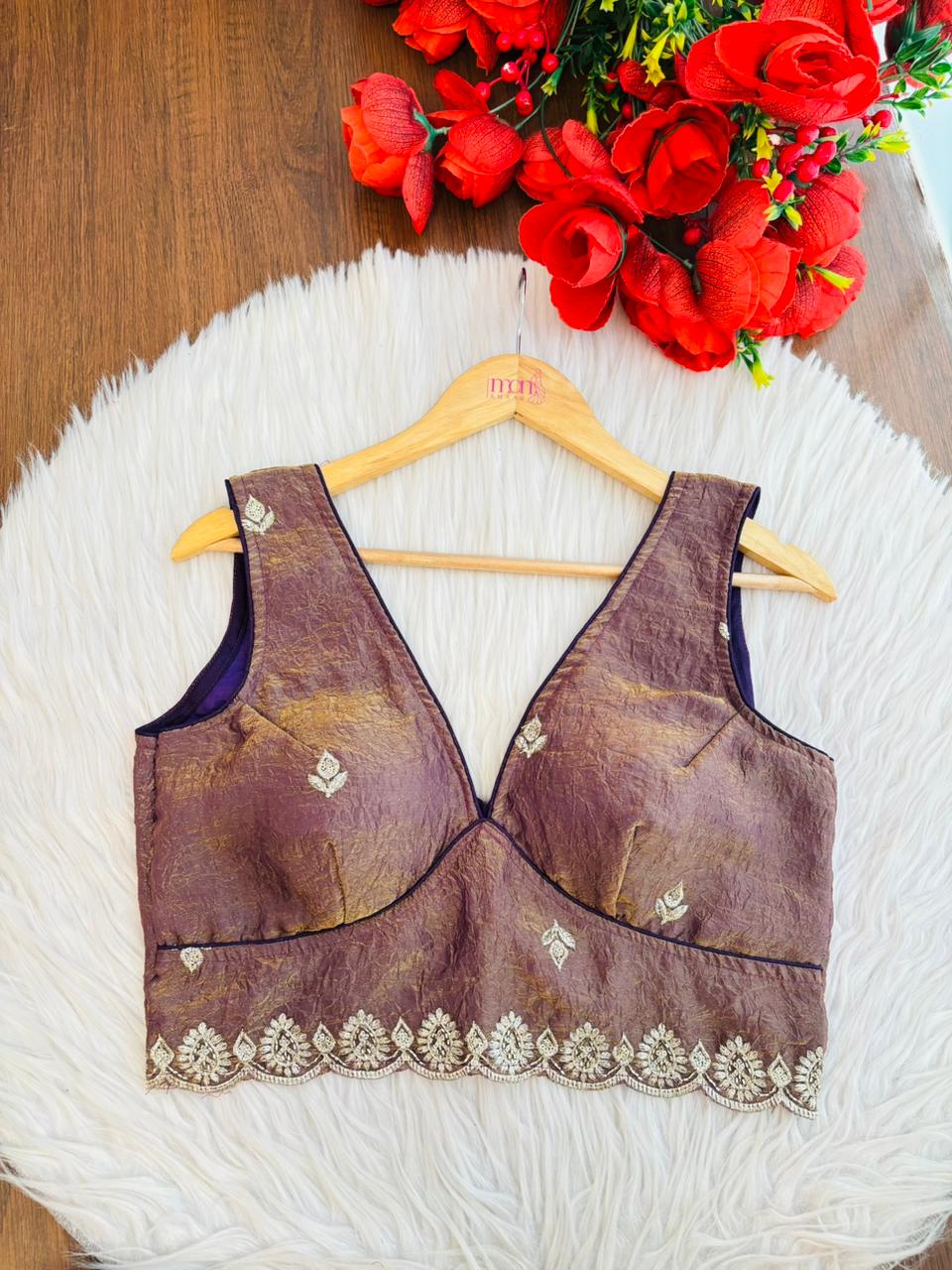 Shades Of Rose-Fendy Silk Blous