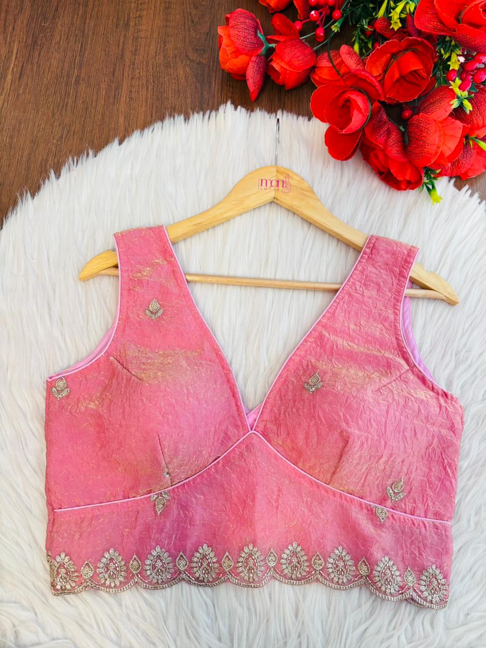 Shades Of Rose-Fendy Silk Blouse