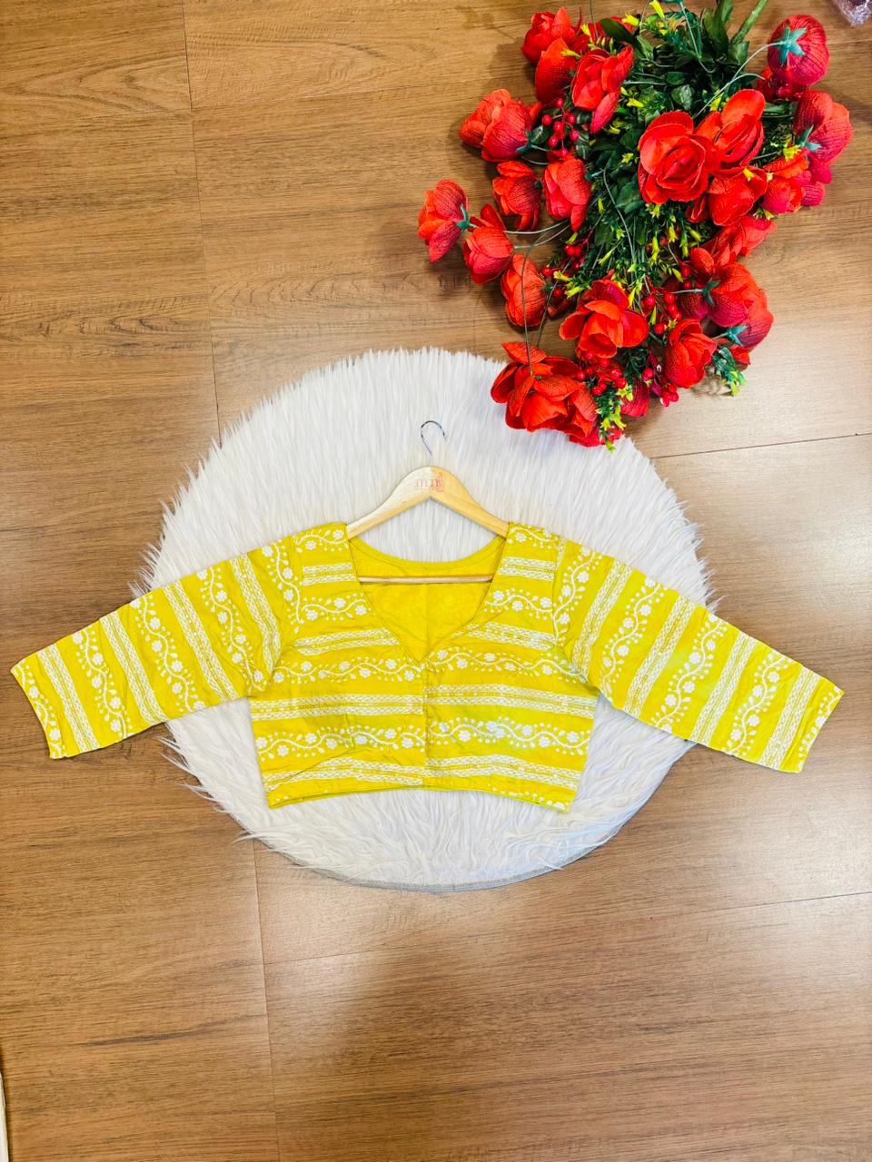 Smart Spending- Roman silk Blouse
