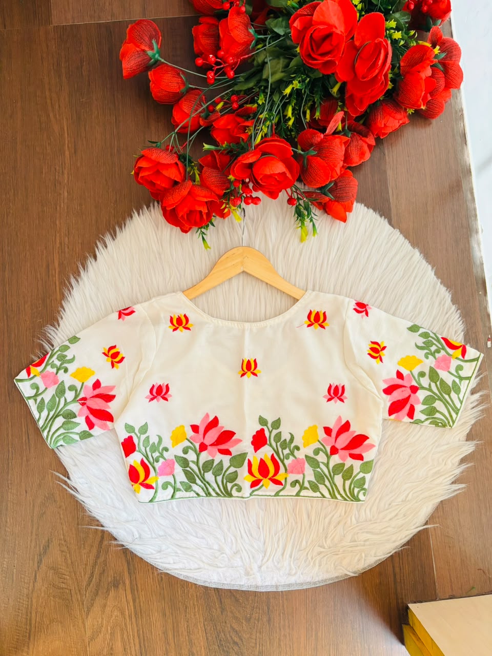 Lost in Lotus  -Designer Blouse