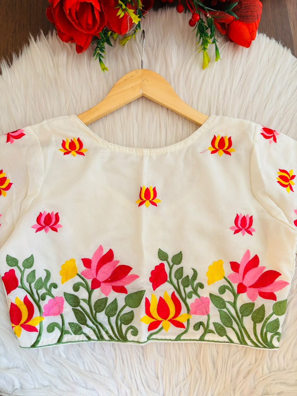 Lost in Lotus  -Designer Blouse