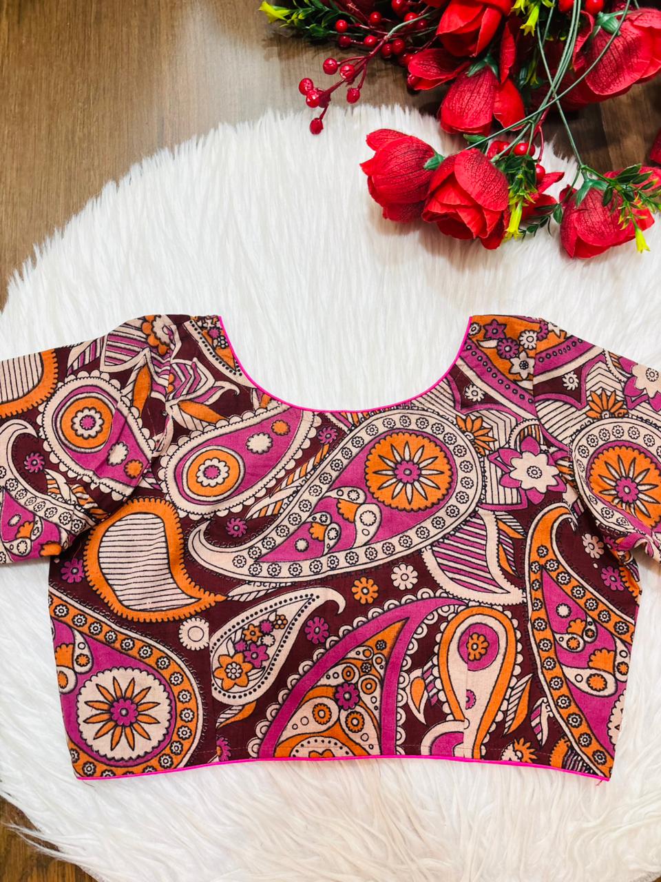 Rani Paisley Printed Designer Blouse