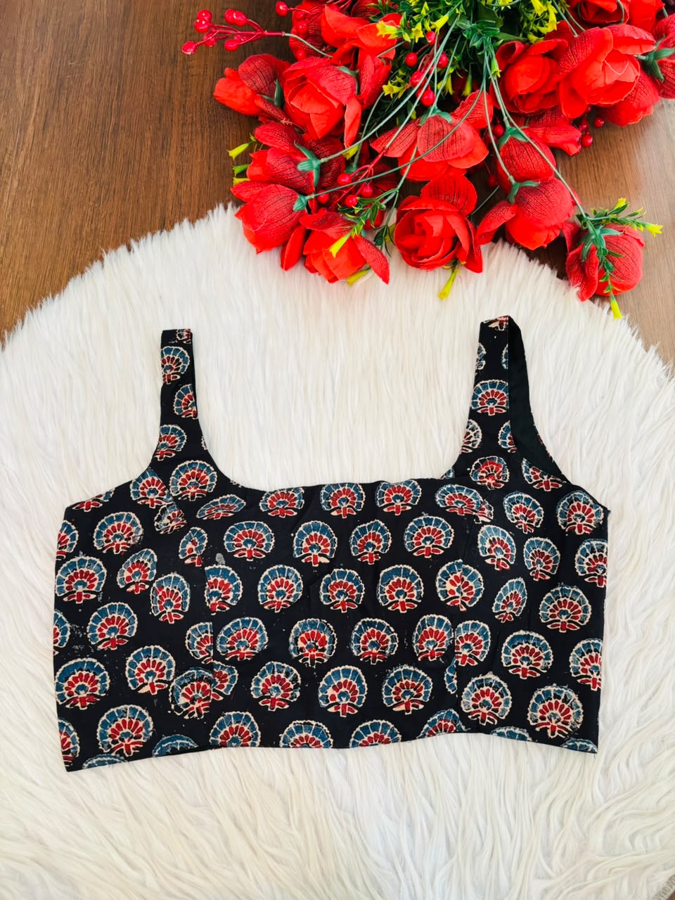 Fashion Flirt Ajrakh Print Blouse