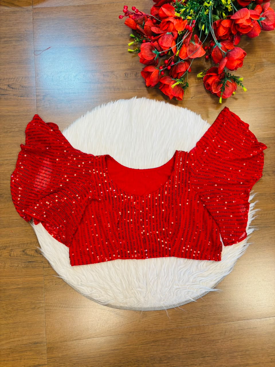 Unfold Your Wings - Designer  Blouse