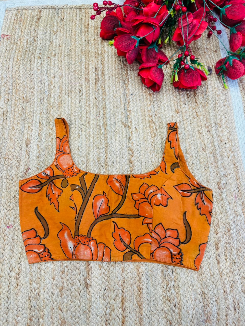 Artisan Aura kalamkari-Designer Blouse