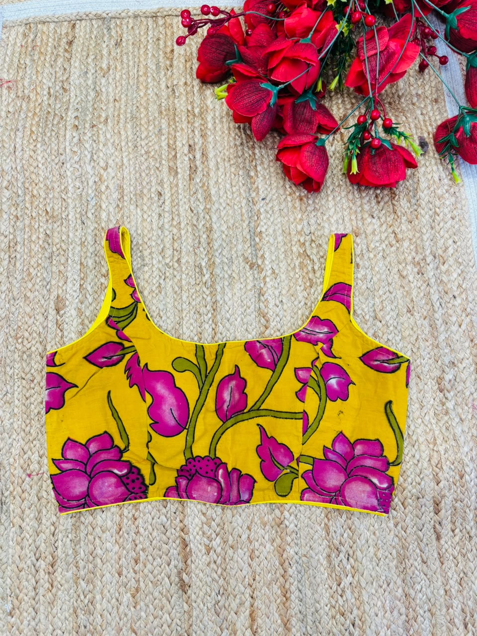 Artisan Aura kalamkari-Designer Blouse
