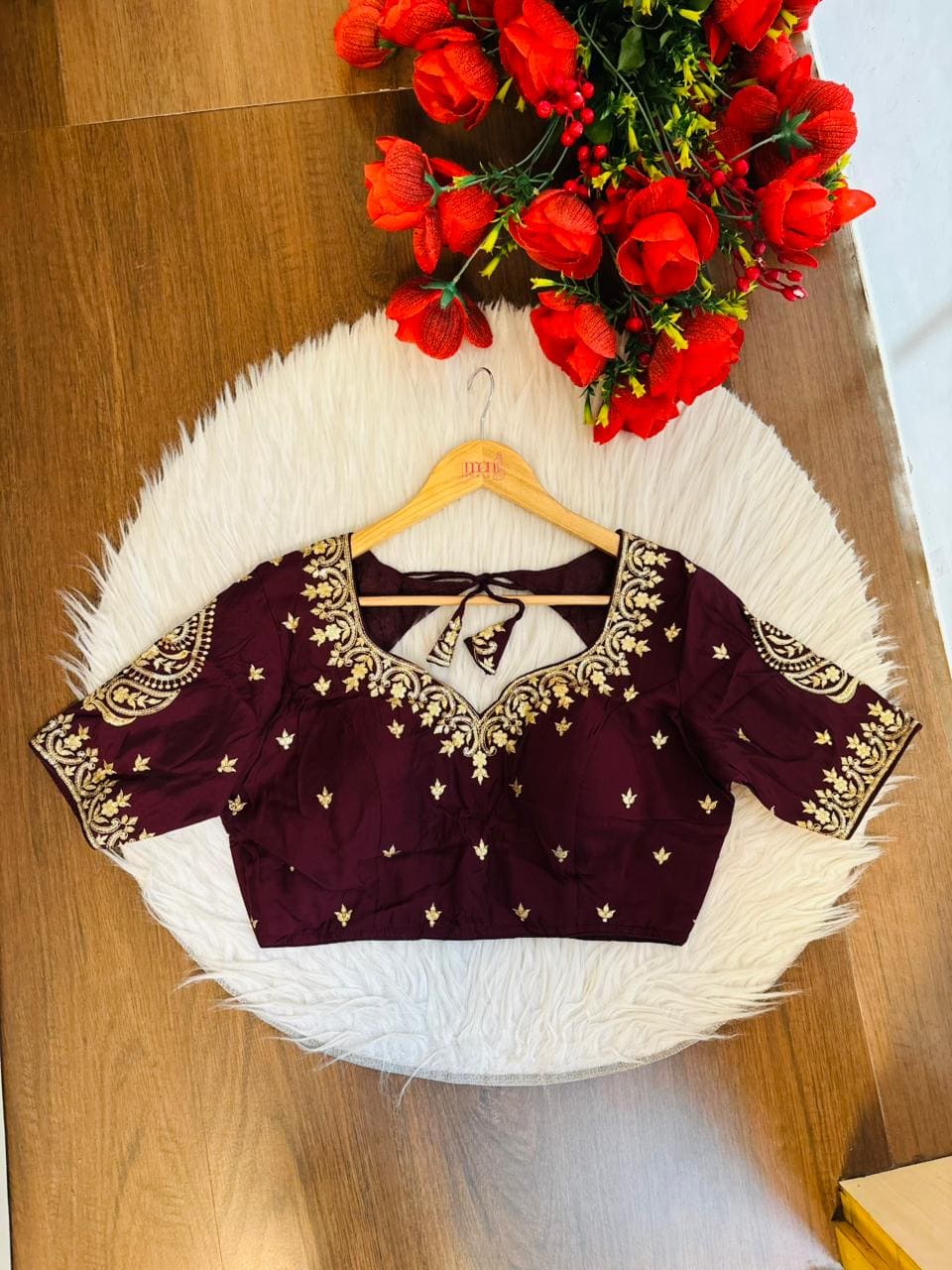 True Thread Fancy Silk Blouse