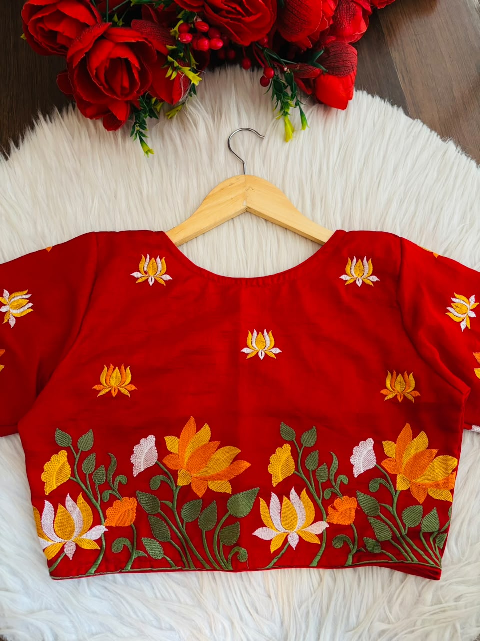 Lost in Lotus  -Designer Blouse