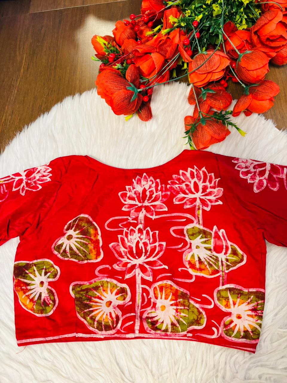 Padma Vatika Batik Blouse