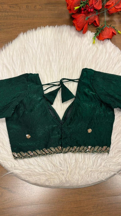 Mysterious Beauty -Fendy Silk Blouse