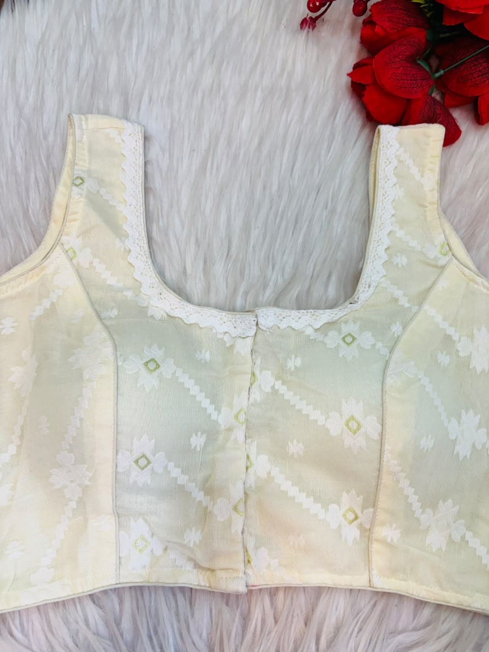 The Showstopper Jamdani Designer Blouse