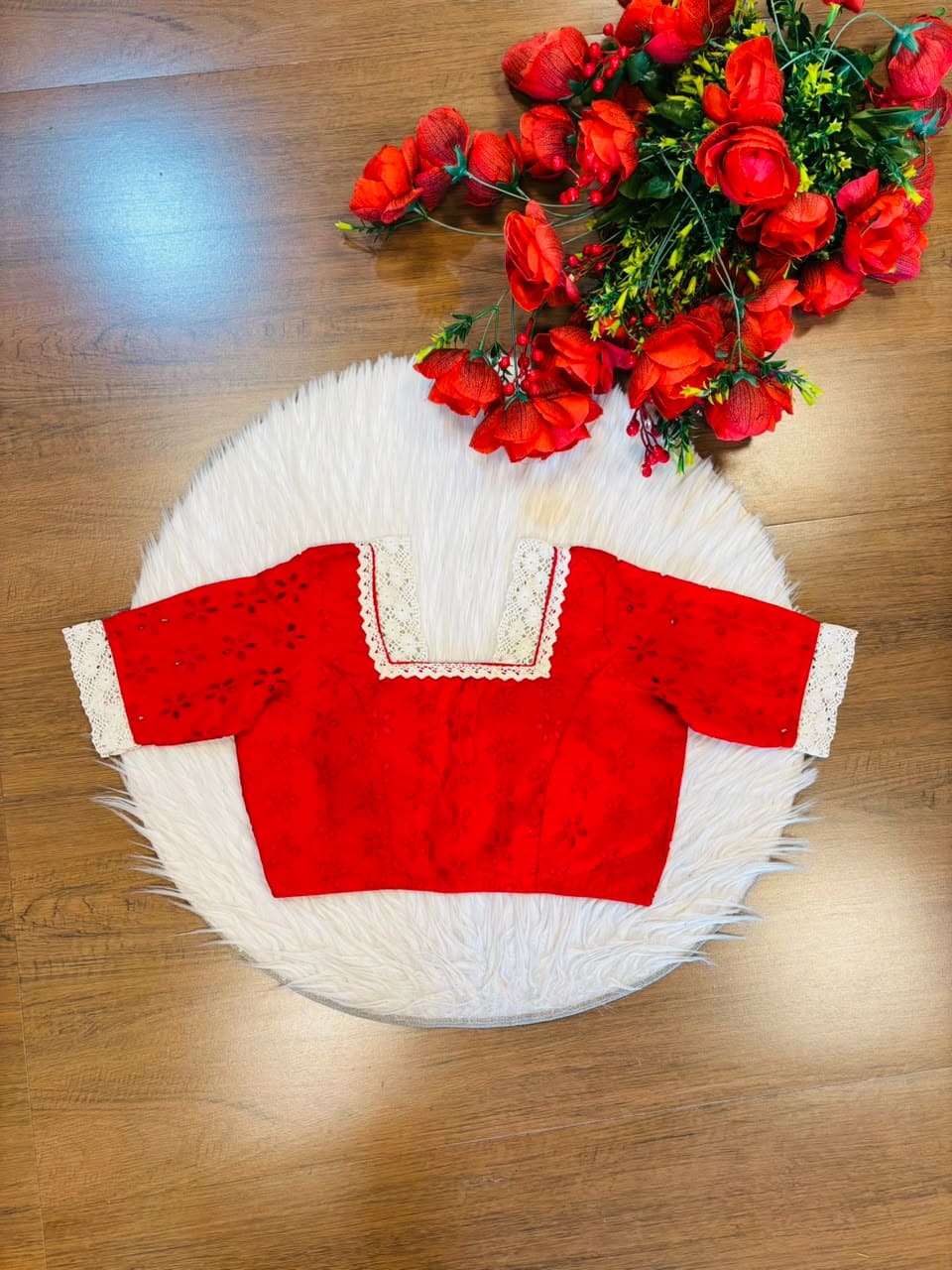Hakoba Heritage Lace Designer Blouse